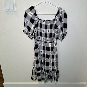 NWOT Her Universe Disney Nightmare Before Christmas Puff Sleeve Dress